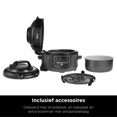 Ninja Foodi OP100EU Multifunctional Cooking Appliance 1460W - Black | Versatile, Powerful & Efficient Culinary Tool